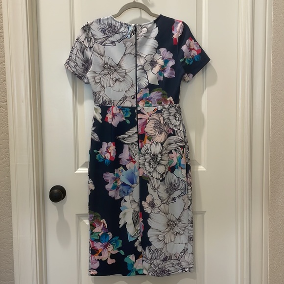 ASOS | Abstract Floral Midi Dress - Picture 6 of 6